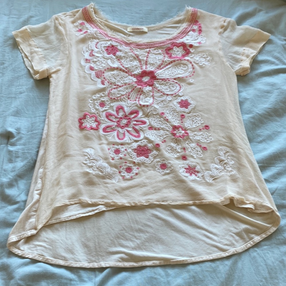 Sundance embroidered top
